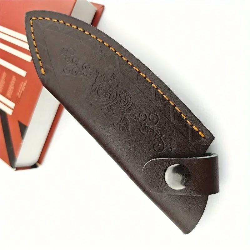 Vintage Collectible Knife - Capa de Couro para Ferramentas, Bainha