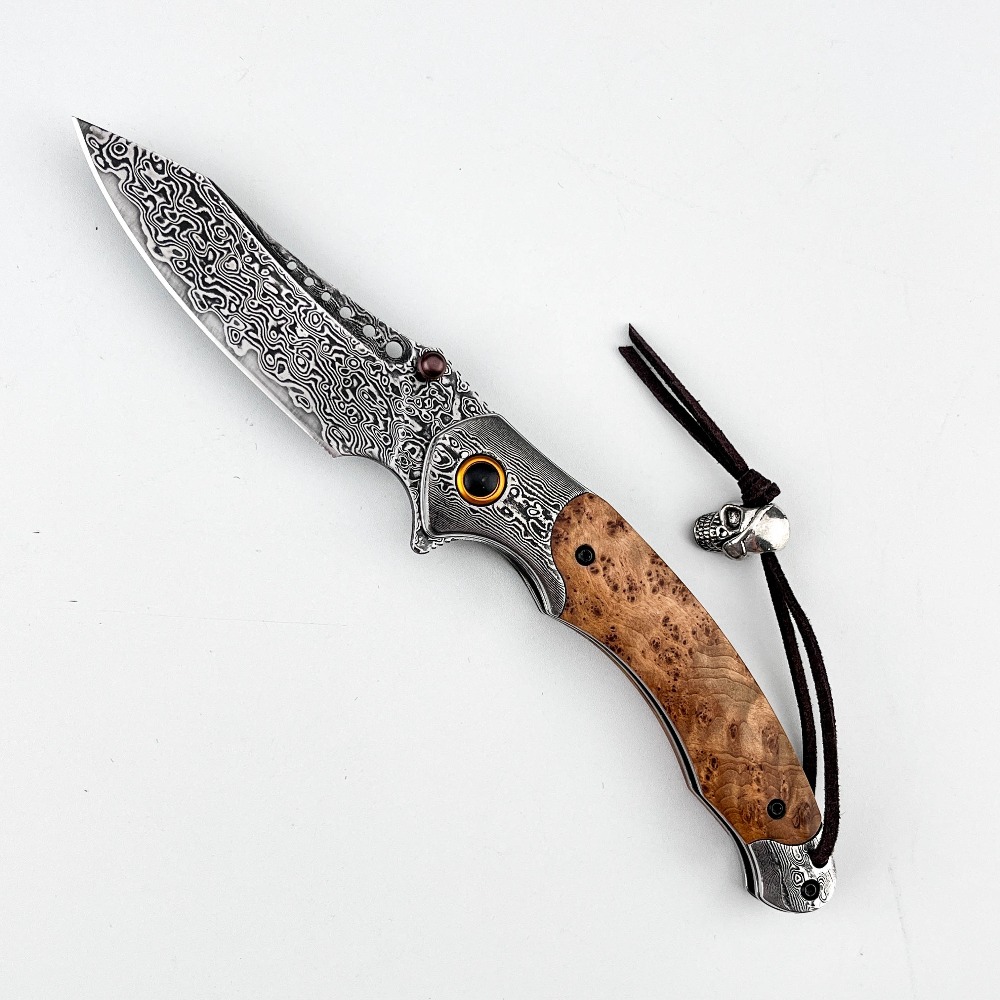 Vintage Collectible Knife - Faca Dobrável de Alta Dureza com