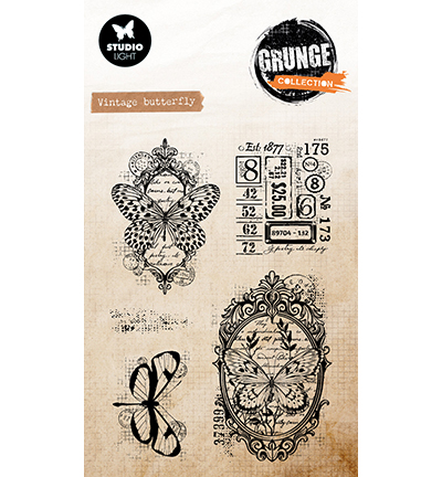 Collectible Vintage Greeting Cards - Borboleta vintage grunge coleção 2025 novos