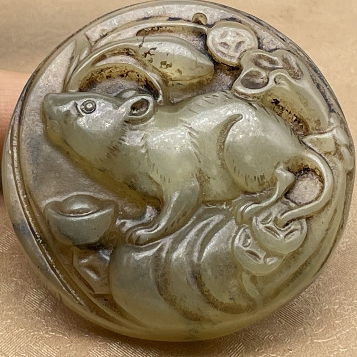 Vintage Collectible Items - Coleção antiga de jade antigo da