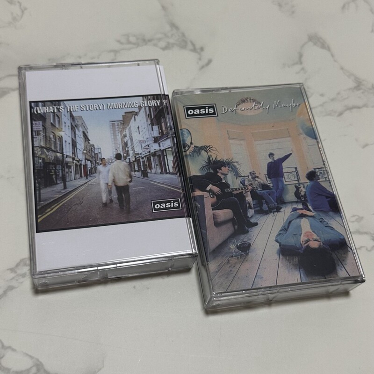 Vintage Collectibles - Cassetes da Banda Britânica Oasis com