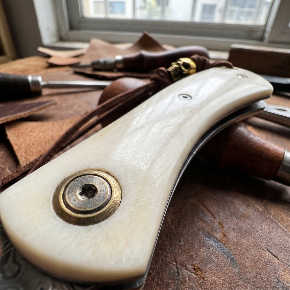 Faca Dobrável Pequena de Aço D - Vintage Collectible Knife avaliação e preço