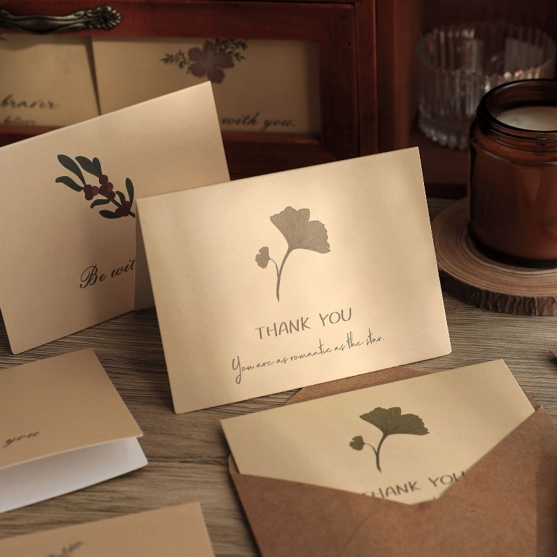 Conjunto de cartões com folhas - Collectible Vintage Greeting Cards avaliação e preço