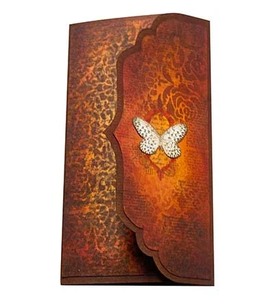 Borboleta vintage grunge coleç - Collectible Vintage Greeting Cards avaliação e preço