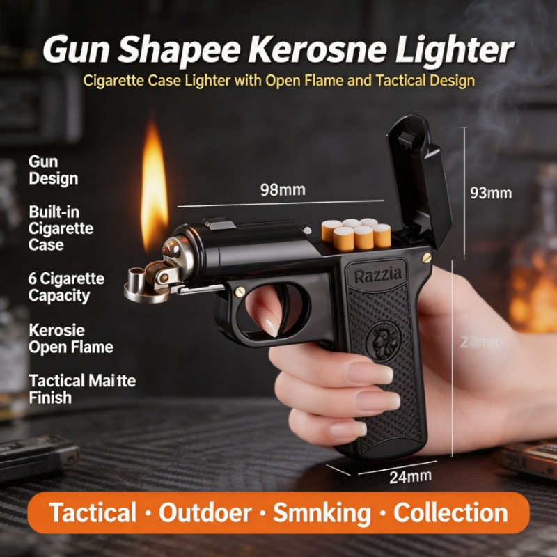 Isqueiro Vintage em Formato de - Vintage Collectible Guns avaliação e preço