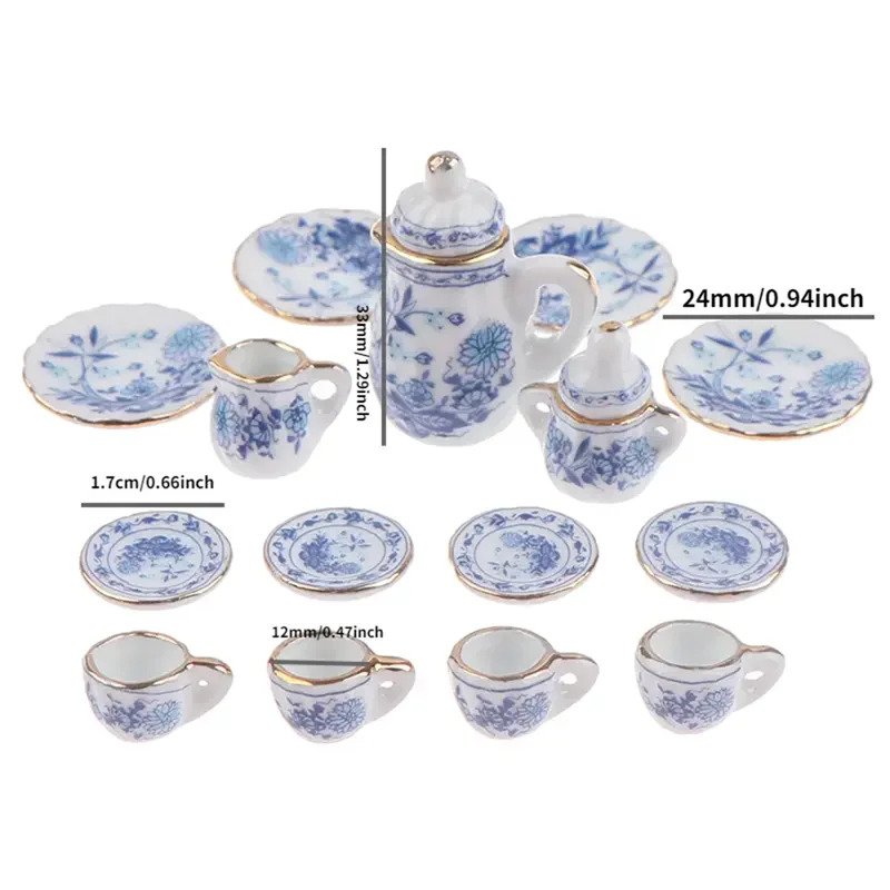 Conjunto de chá de porcelana b - Vintage Collectible Items avaliação e preço