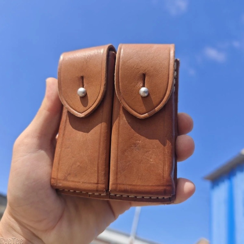 Bolsa de Cinto EDC de Couro Vi - Vintage Collectible Knife avaliação e preço