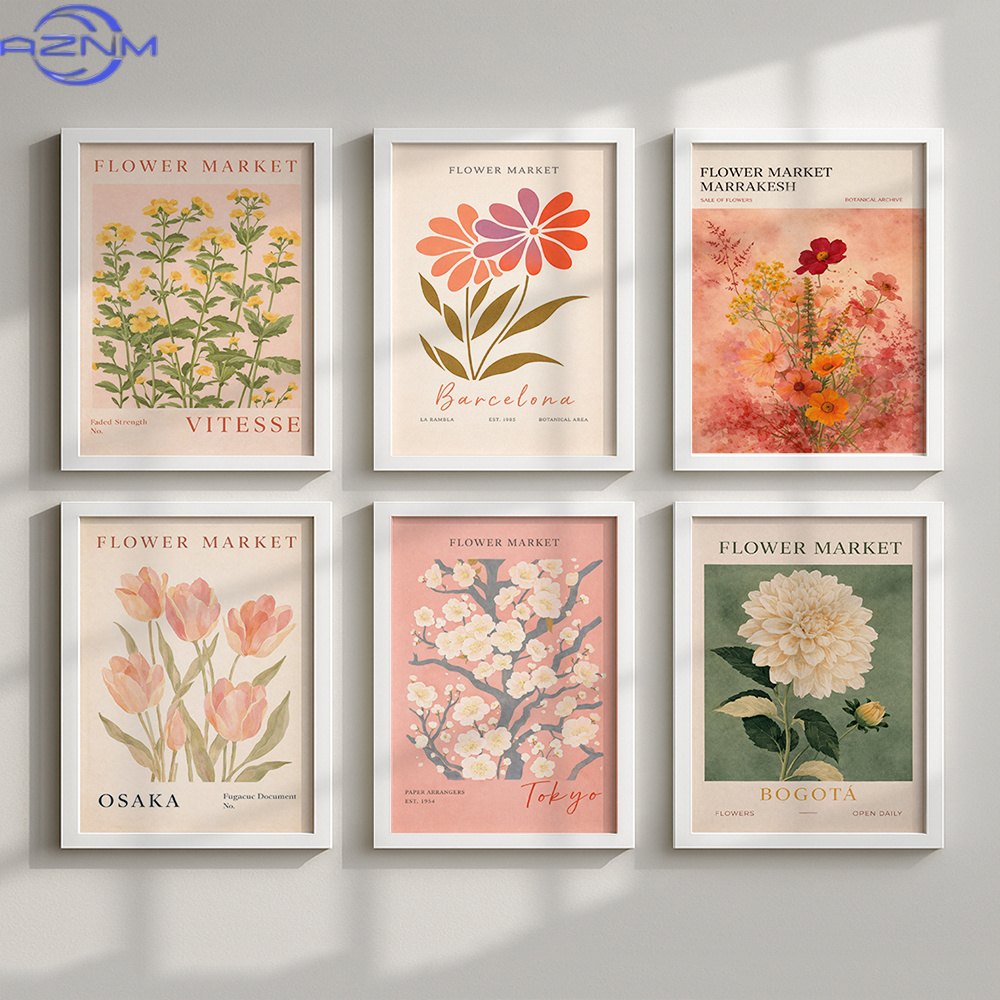 Coleção de 6 impressões em tel - Vintage Collectible Market avaliação e preço
