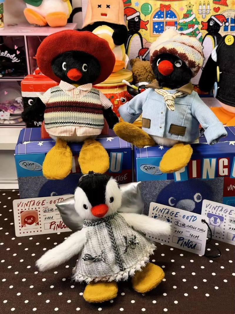 Pingu caixa cega 45th aniversá - Vintage Collectible Dolls For Sale avaliação e preço